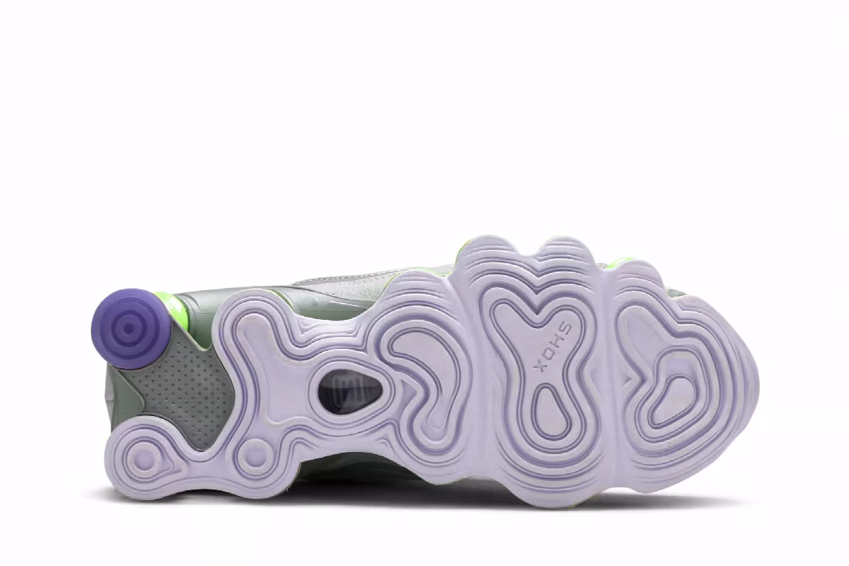 Nike Women's Shox TL Nova Grey Neon, view 5