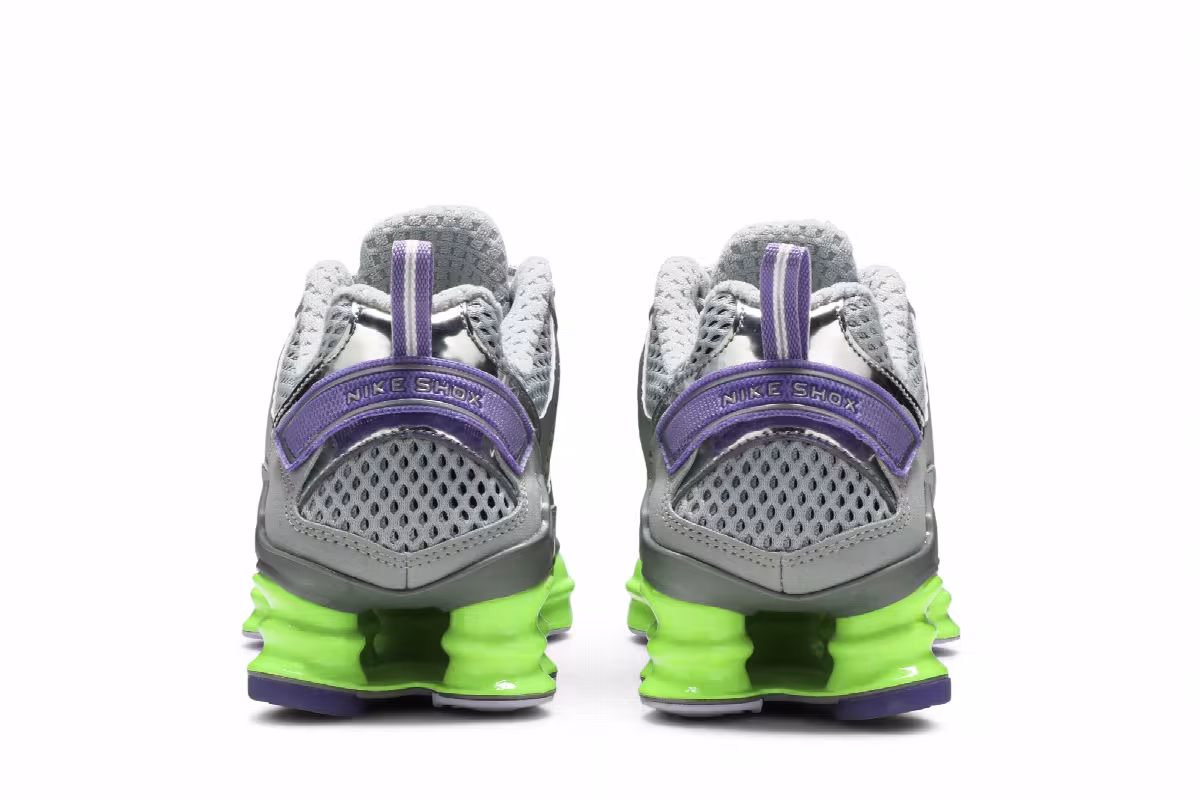 Nike Women's Shox TL Nova Grey Neon, view 7