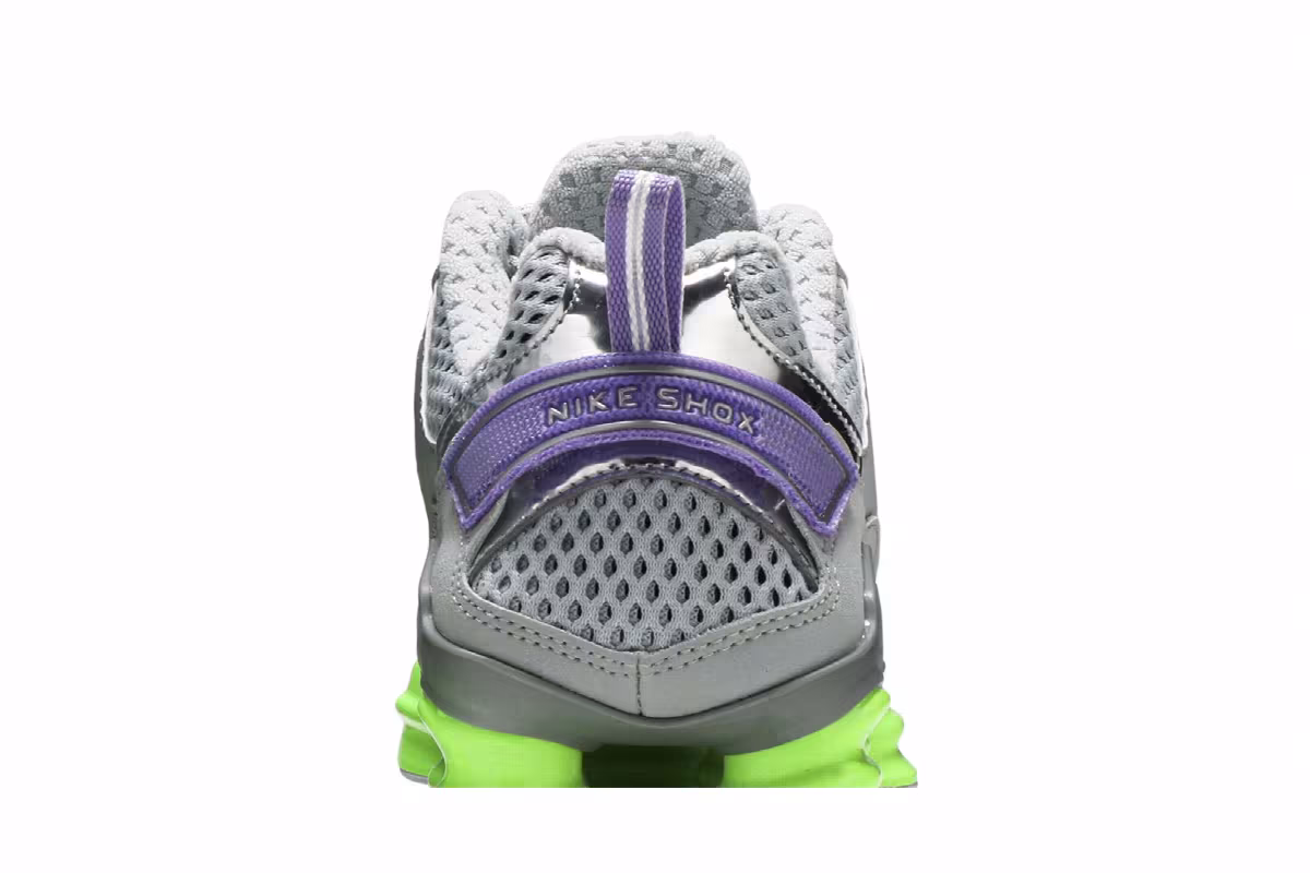 Nike Women's Shox TL Nova Grey Neon, view 8