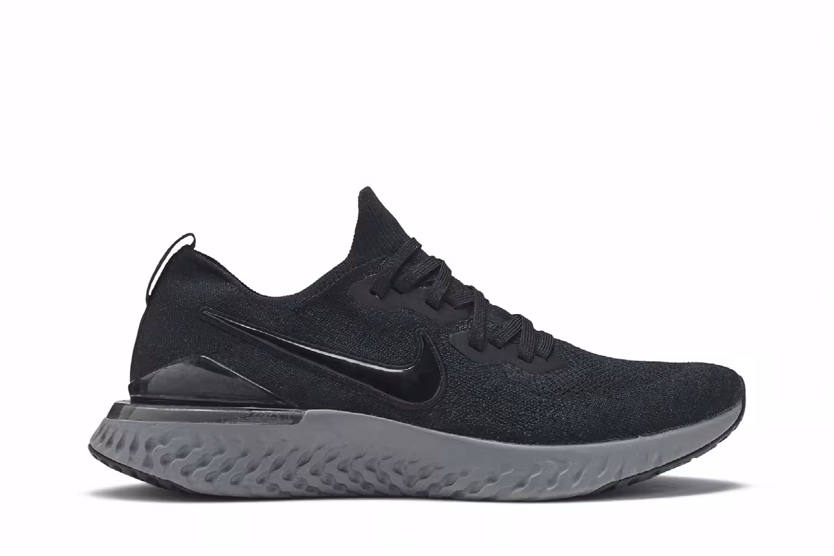 Nike Epic React Flyknit 2 Black Anthracite, view 2