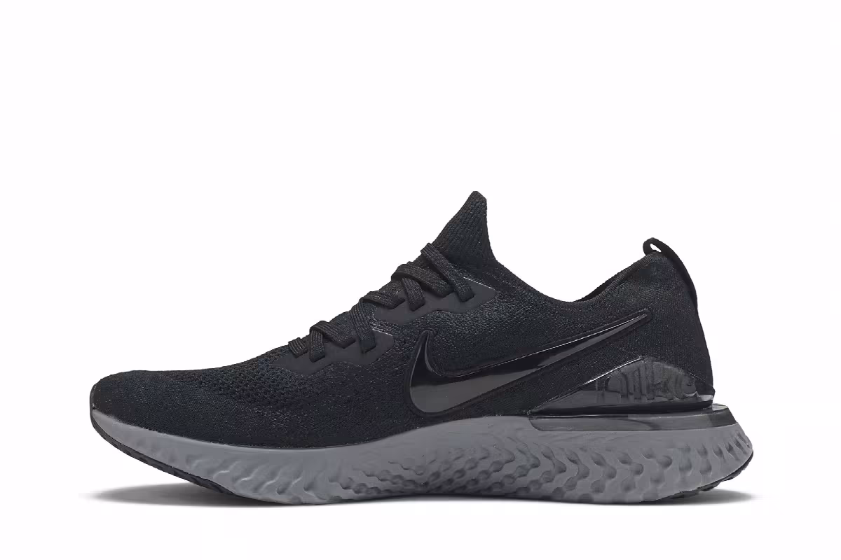 Nike Epic React Flyknit 2 Black Anthracite, view 4