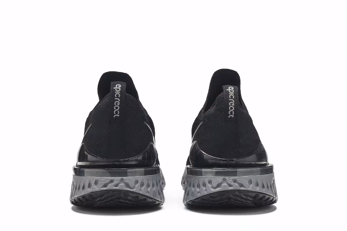 Nike Epic React Flyknit 2 Black Anthracite, view 7