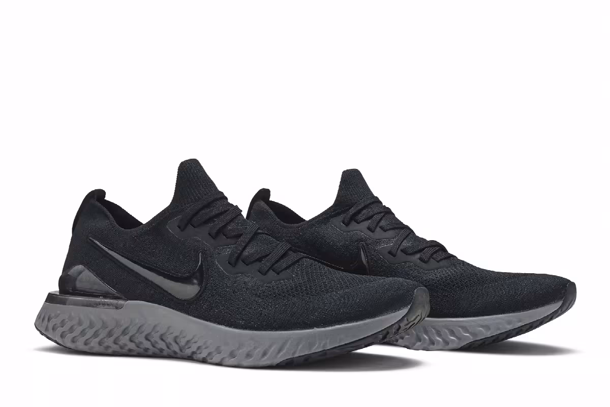 Nike Epic React Flyknit 2 Black Anthracite, view 9
