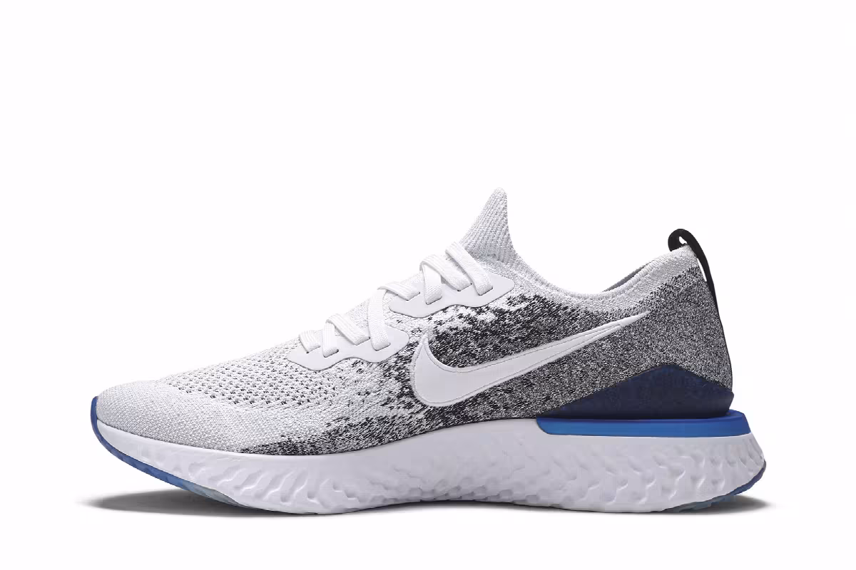 Nike Epic React Flyknit 2 Racer Blue, view 4
