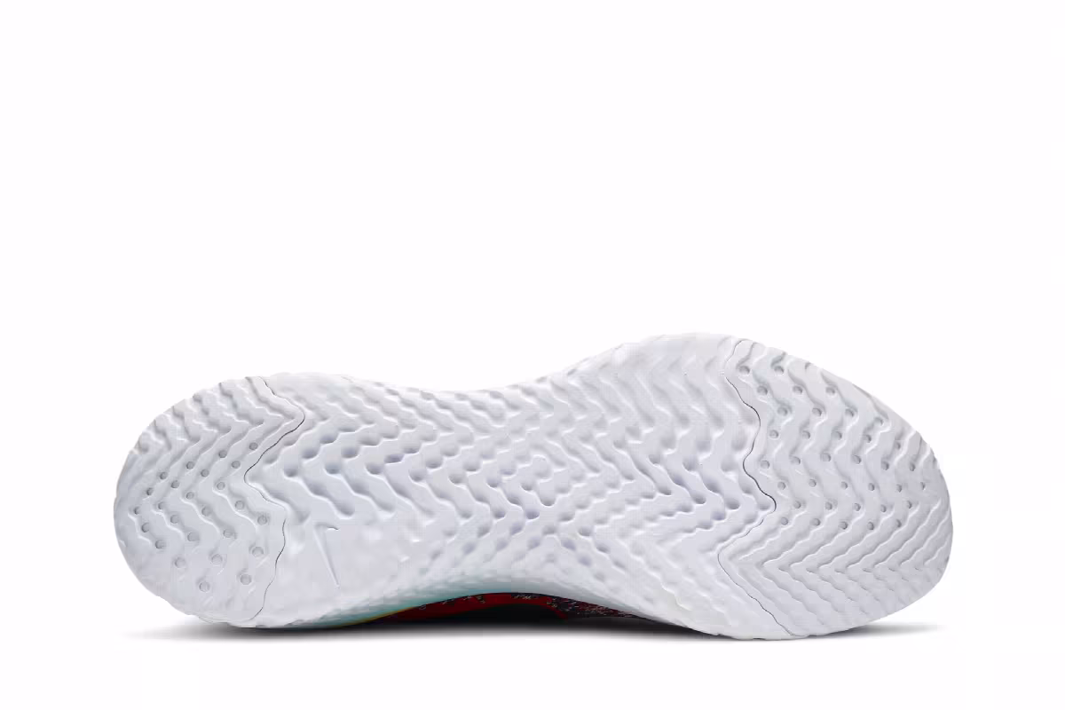 Nike Epic React Flyknit 2 Black University Red, view 5