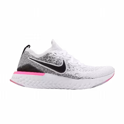 Nike Wmns Epic React Flyknit 2 'Oreo Pink'