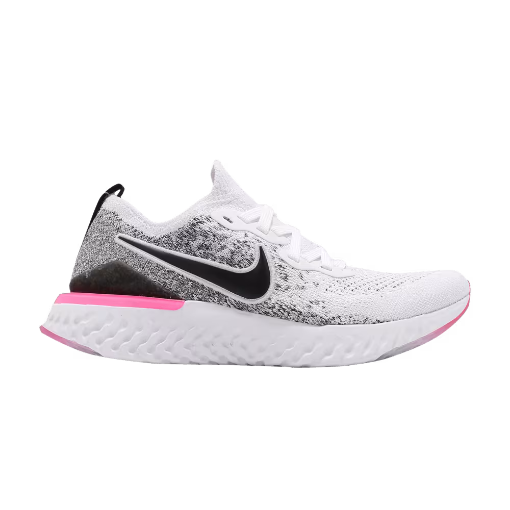 Nike Women's Epic React Flyknit 2 Oreo Pink
