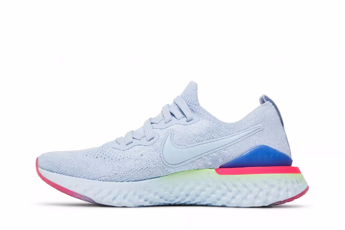 Nike Women's Epic React Flyknit 2 Hydrogen Blue, view 4