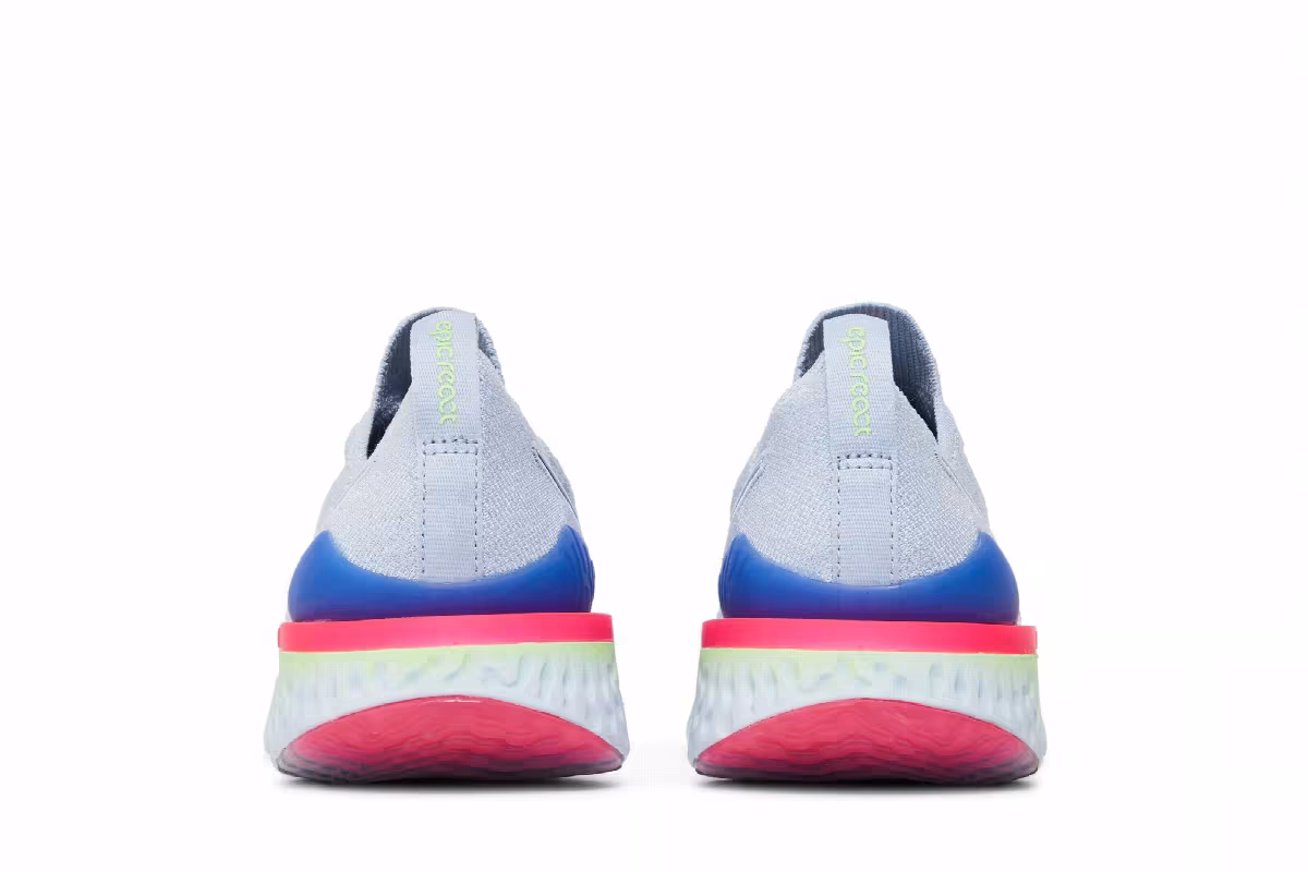 Nike Women's Epic React Flyknit 2 Hydrogen Blue, view 7