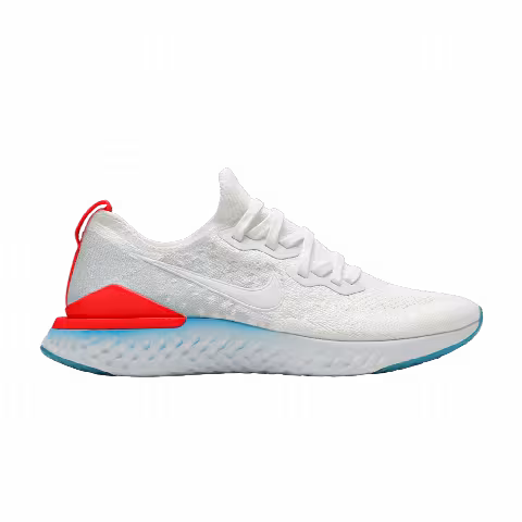 Nike Epic React Flyknit 2 'Blue Hero Bright Crimson'