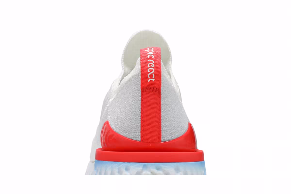 Nike Epic React Flyknit 2 Blue Hero Bright Crimson, view 8