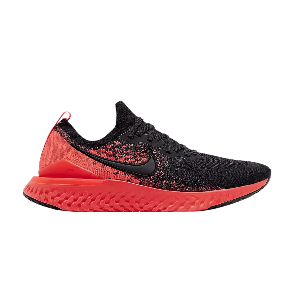 Nike Epic React Flyknit 2 Black Infrared