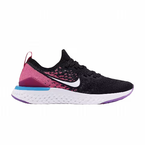 Nike Epic React Flyknit 2 GS 'Black Pink Blast'