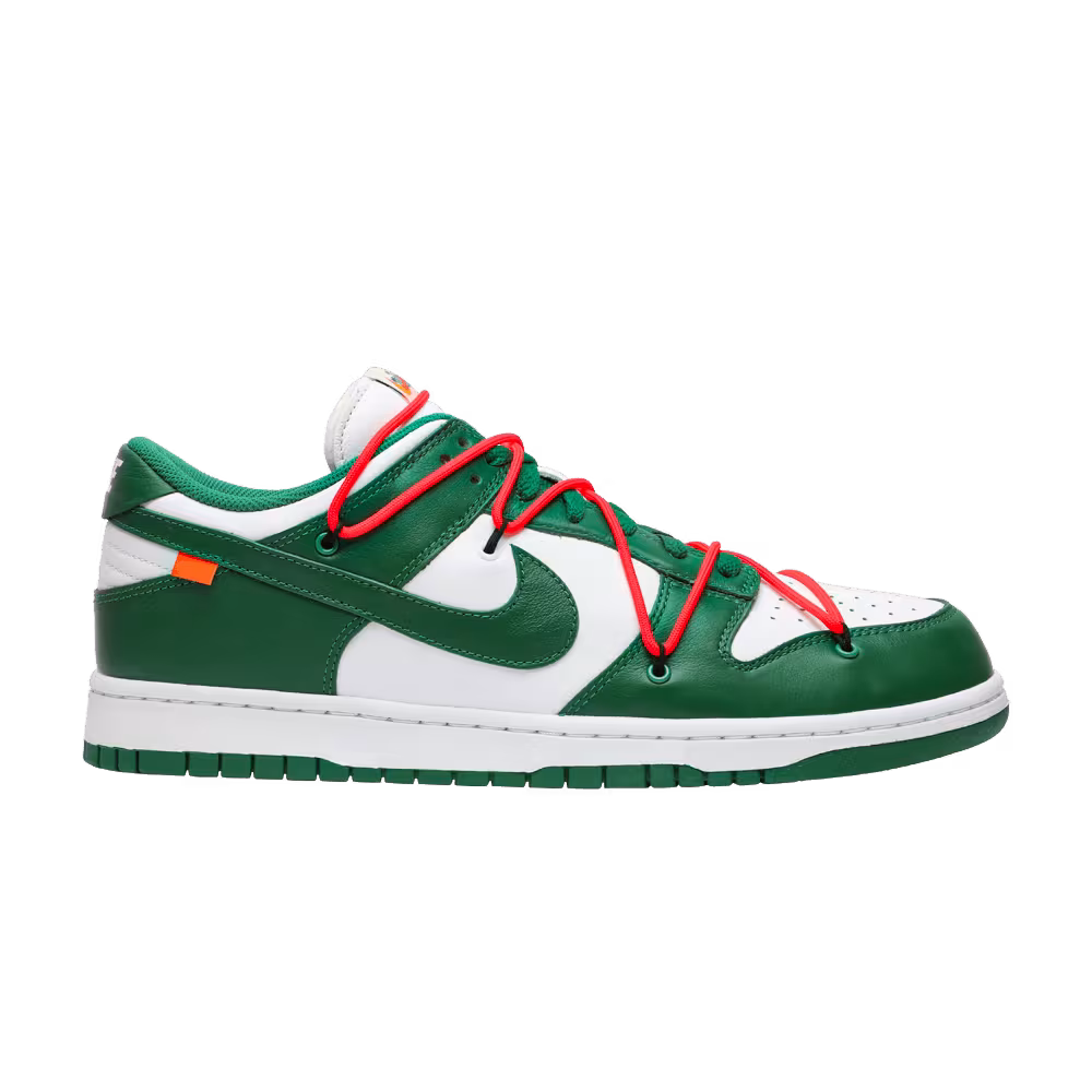 Off-White x Nike Dunk Low Pine Green