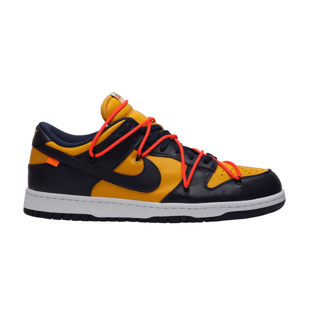 Off-White x Nike Dunk Low University Gold