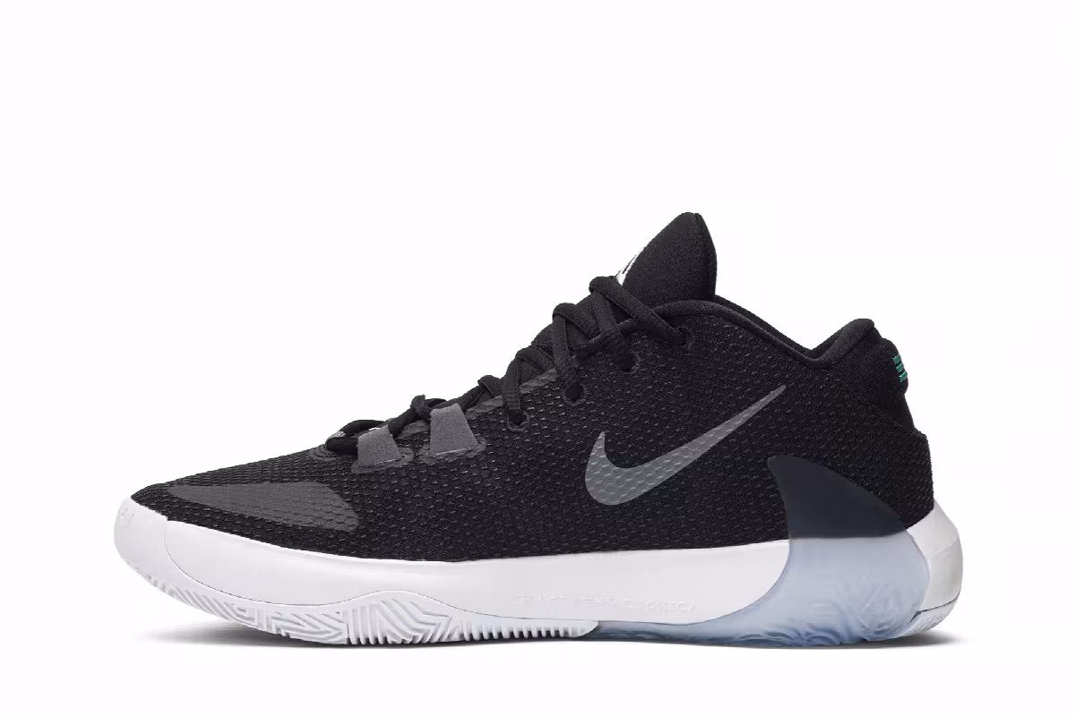 Nike Zoom Freak 1 Black White, view 4