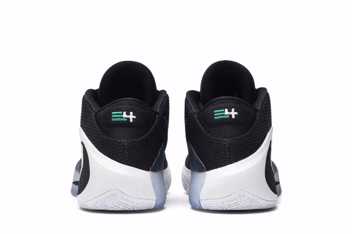 Nike Zoom Freak 1 Black White, view 7