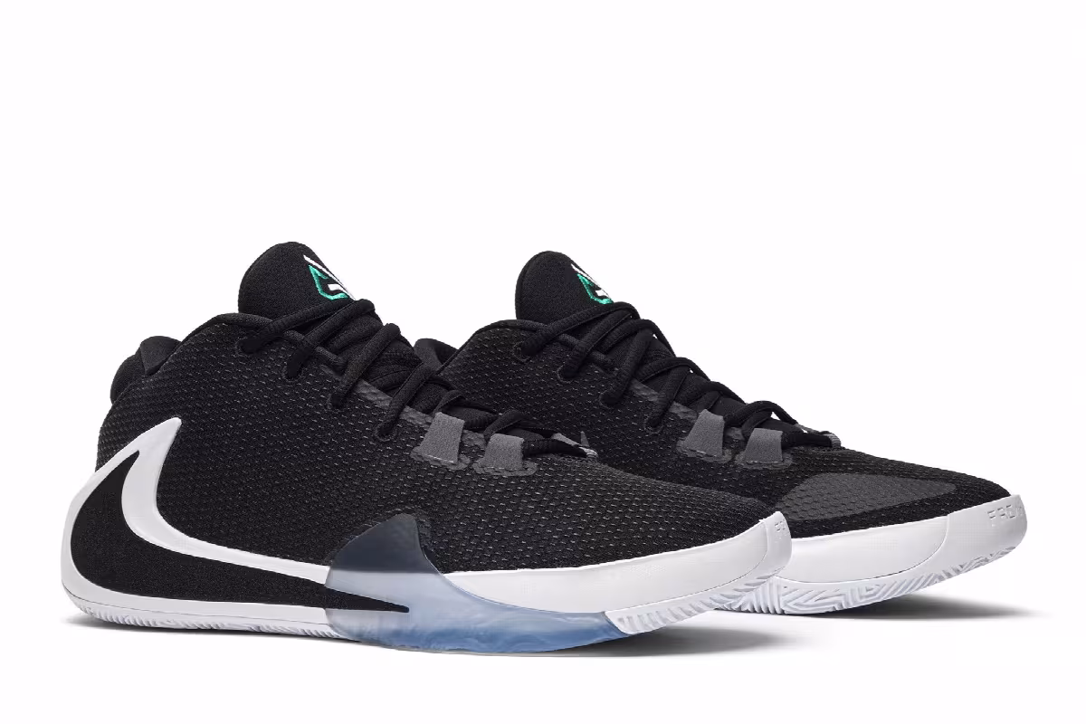 Nike Zoom Freak 1 Black White, view 9