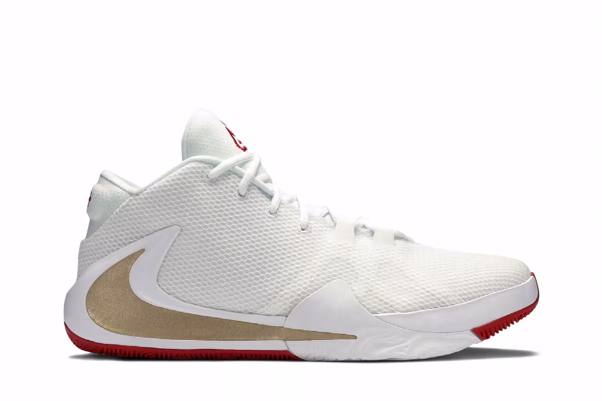 Nike Zoom Freak 1 EP Metallic Gold, view 2