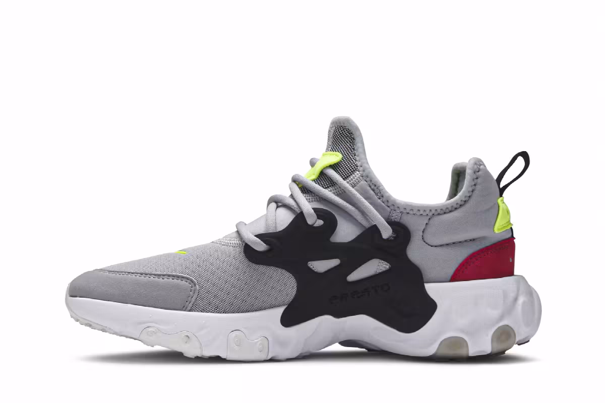 Nike React Presto GS Wolf Grey, view 4