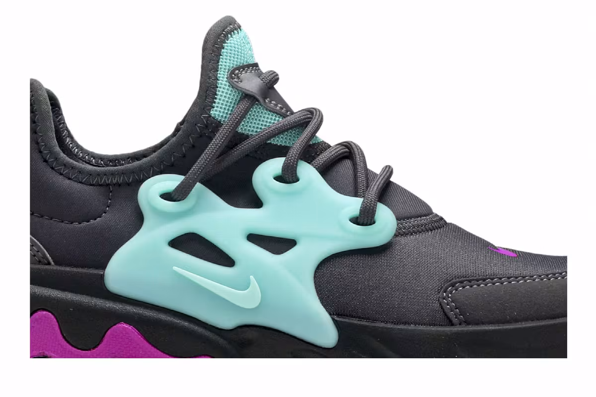 Nike React Presto GS Thunder Grey Aurora, view 3