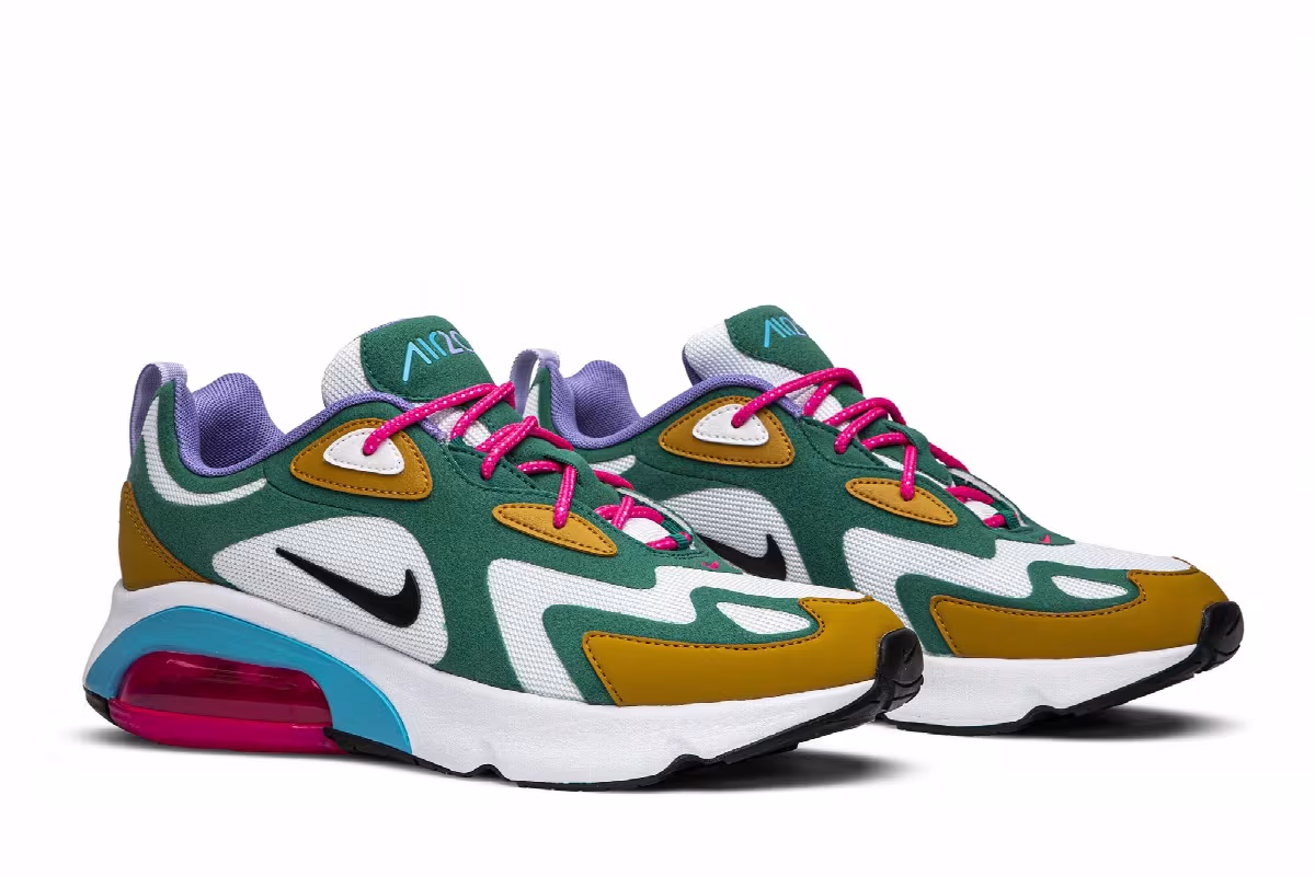 Nike Women's Air Max 200 Mystic Green, view 9