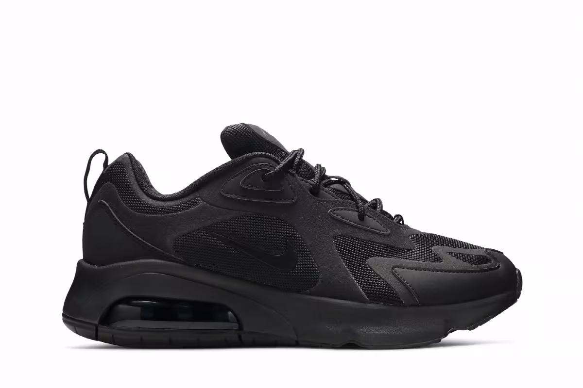 Nike Air Max 200 Triple Black, view 2