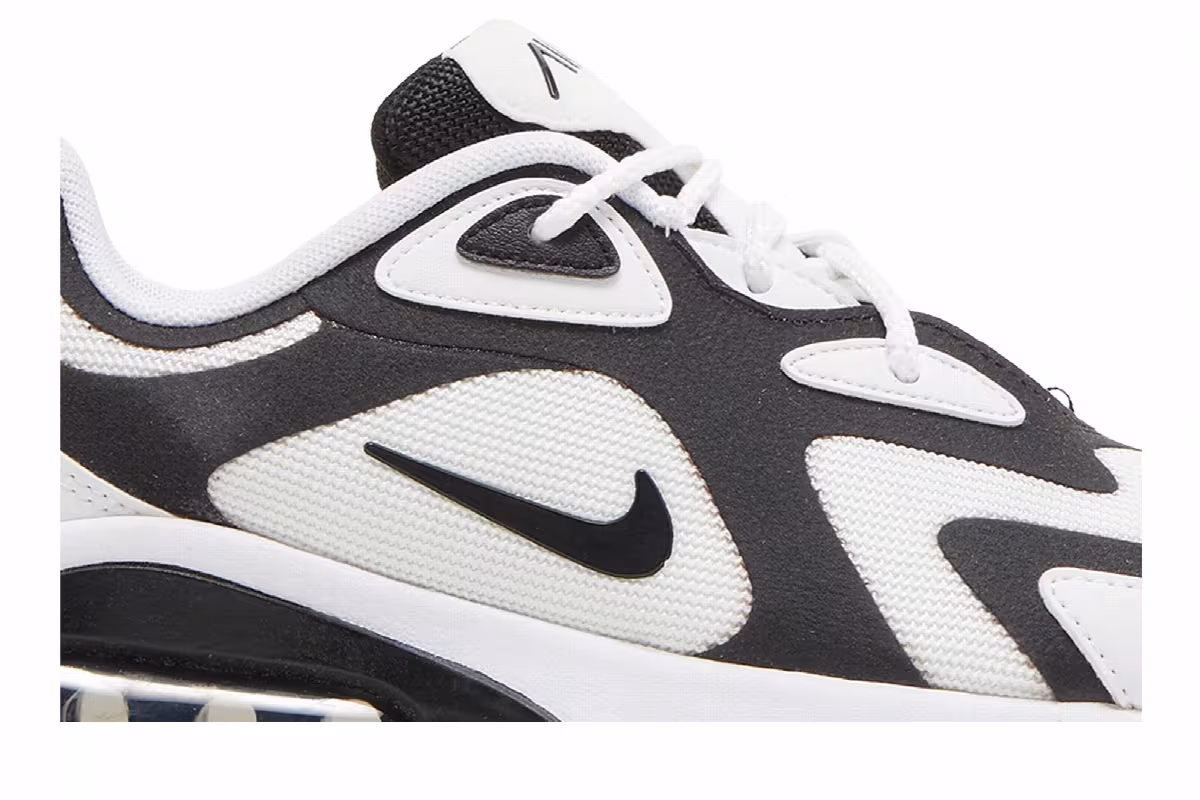 Nike Women's Air Max 200 White Black, view 3
