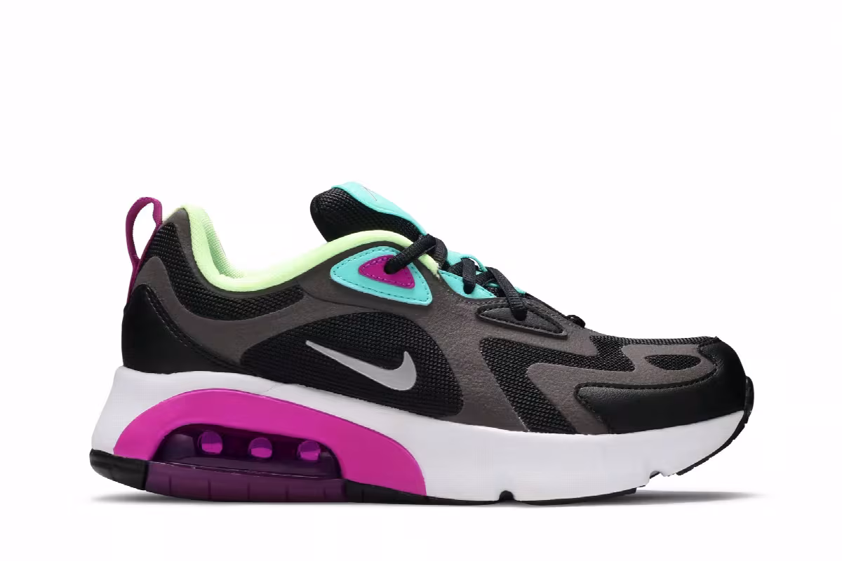 Nike Air Max 200 GS Thunder Grey Aurora, view 2