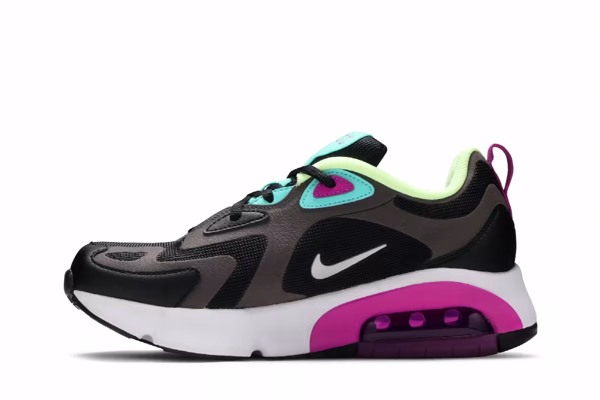 Nike Air Max 200 GS Thunder Grey Aurora, view 4