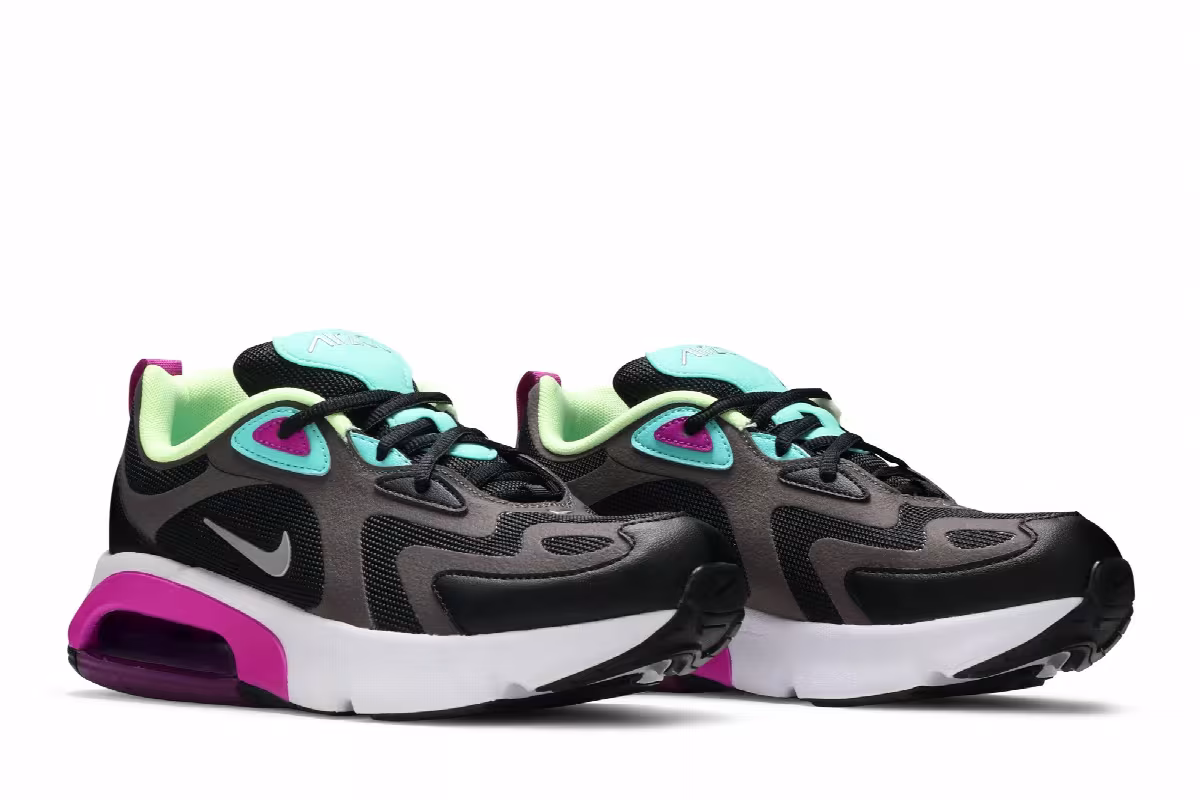 Nike Air Max 200 GS Thunder Grey Aurora, view 9