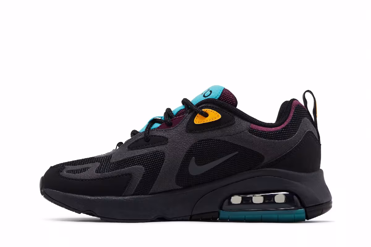 Nike Women's Air Max 200 Bordeaux, view 4