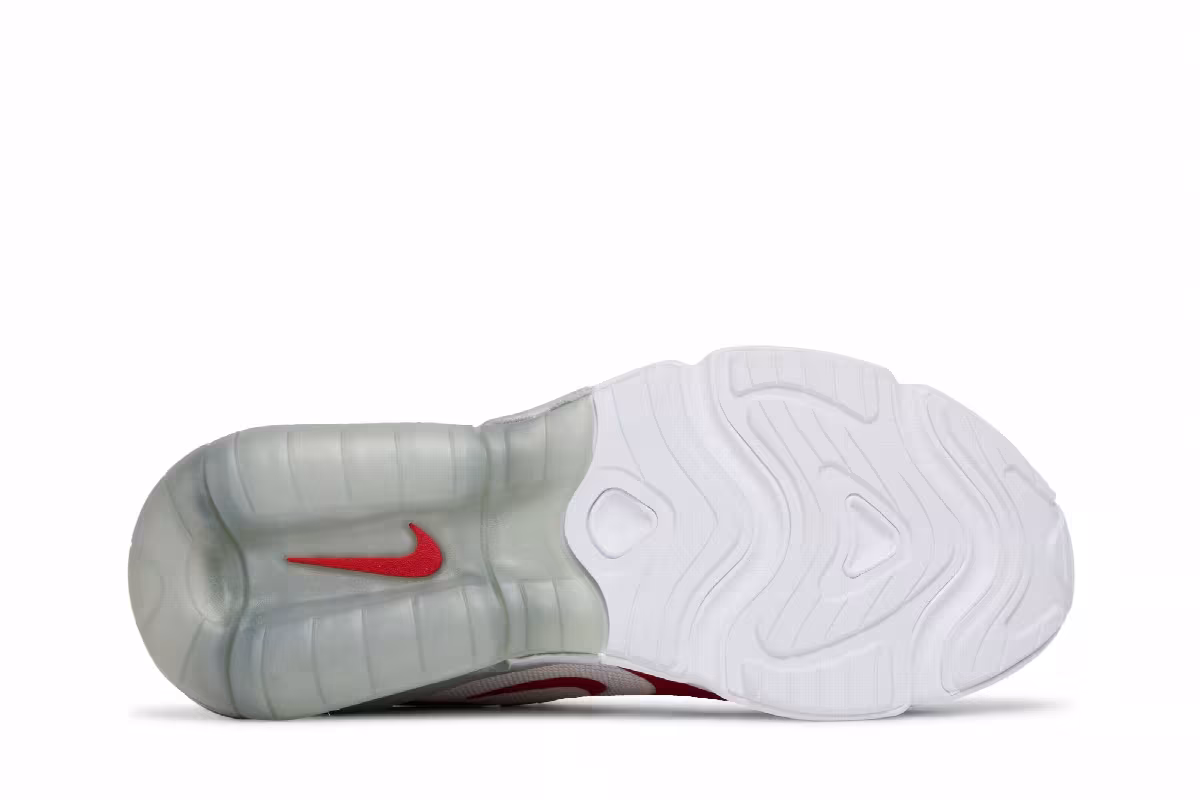 Nike Air Max 200 GS White University Red, view 5