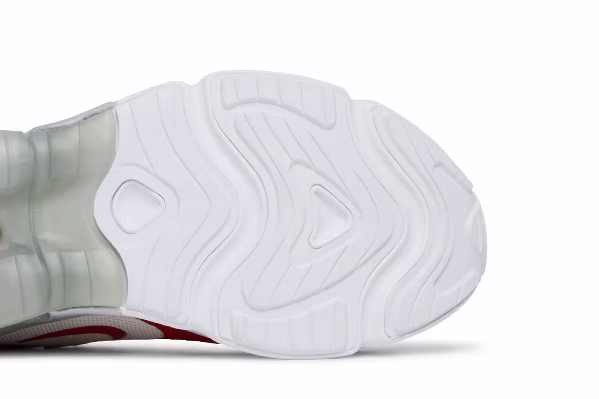 Nike Air Max 200 GS White University Red, view 6