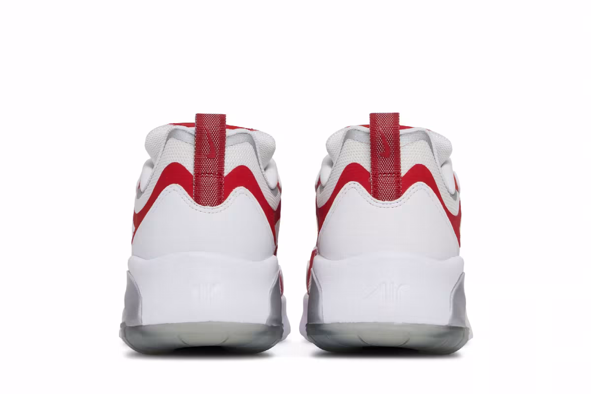 Nike Air Max 200 GS White University Red, view 7
