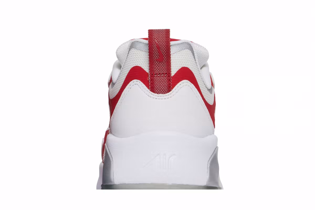 Nike Air Max 200 GS White University Red, view 8