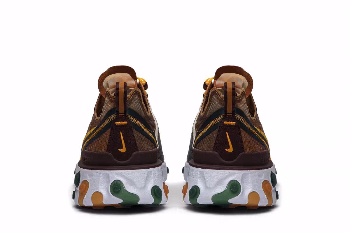 Nike React Element 87 Ivory Orange, view 7
