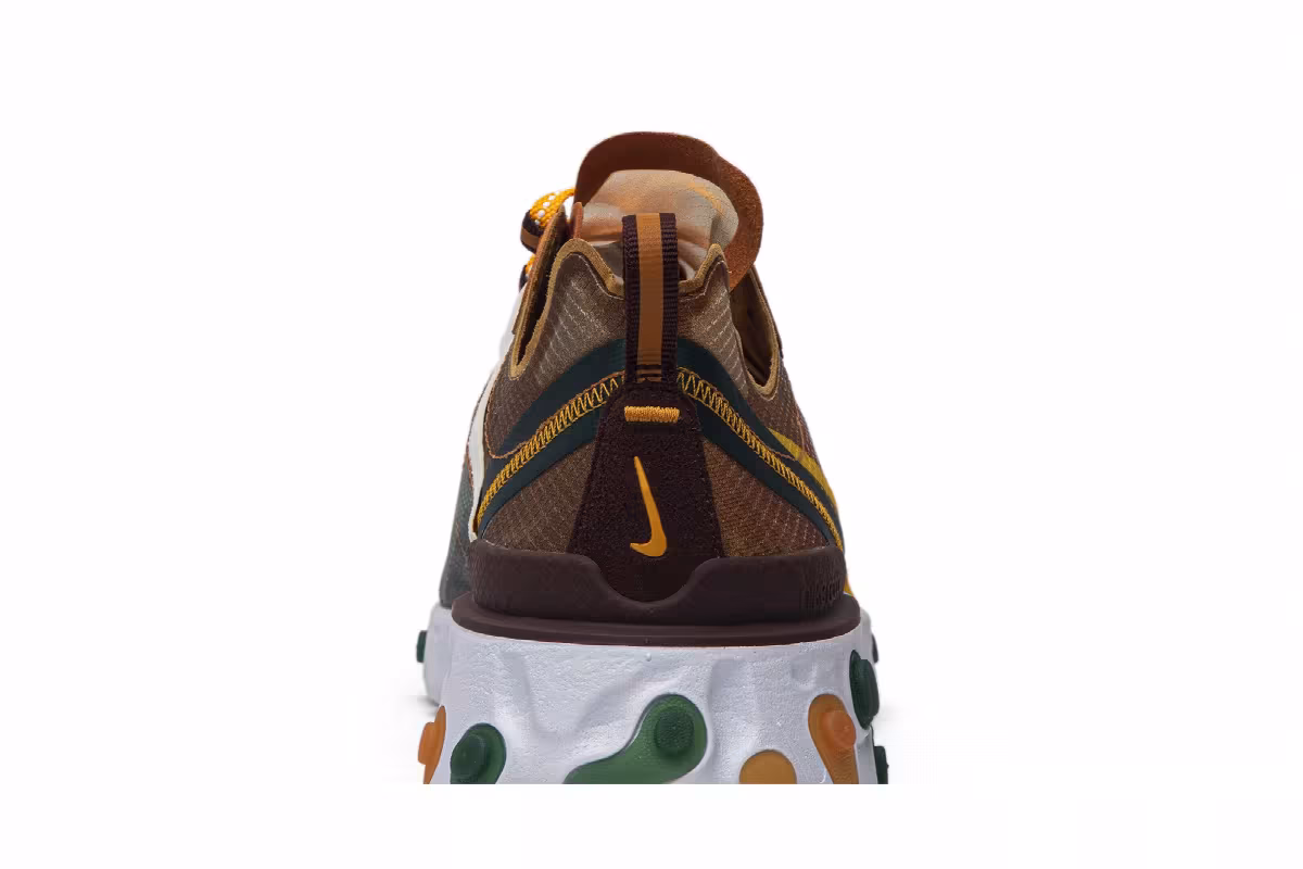 Nike React Element 87 Ivory Orange, view 8