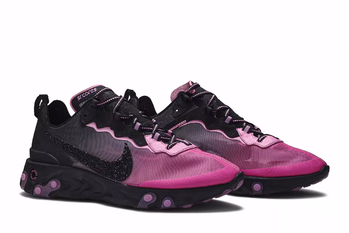 Swarovski x Sneaker Room x Nike React Element 87 Breast Cancer Awareness, view 9