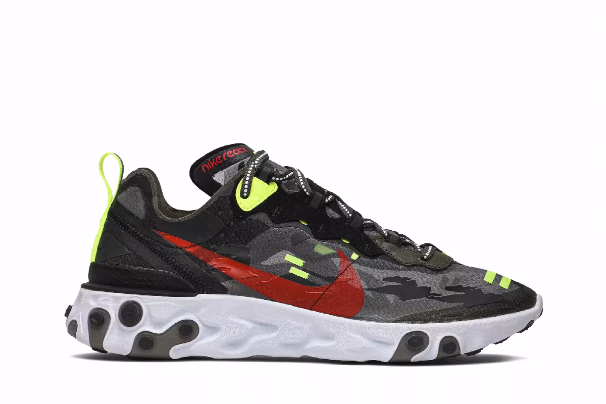Nike React Element 87 Camo, view 2