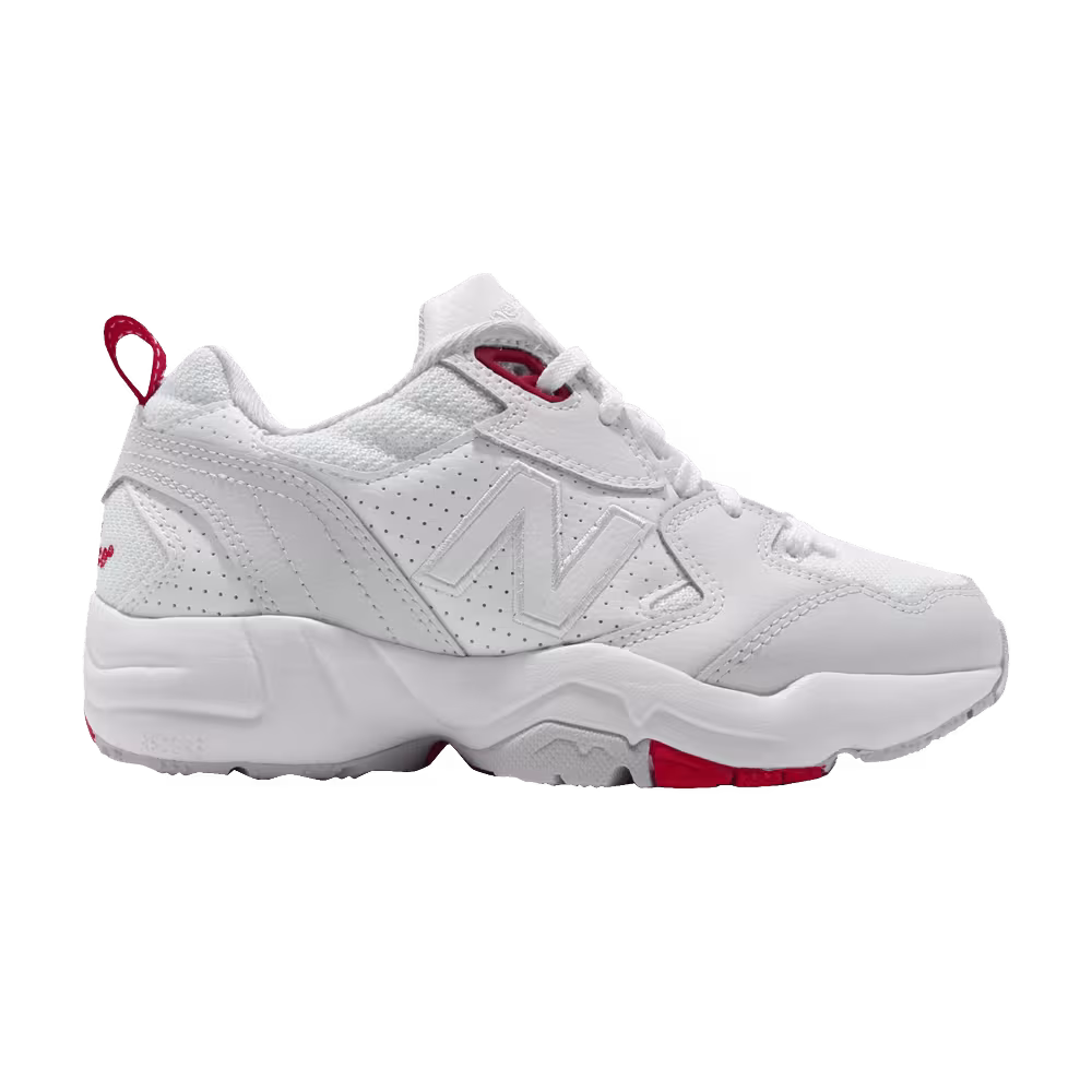 New Balance Women's 708 Wide White Red