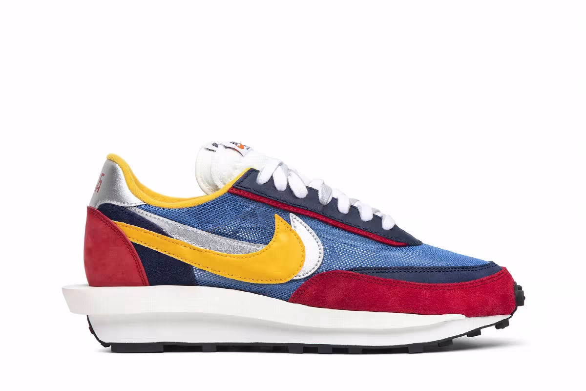 sacai x Nike LDWaffle Varsity Blue, view 2