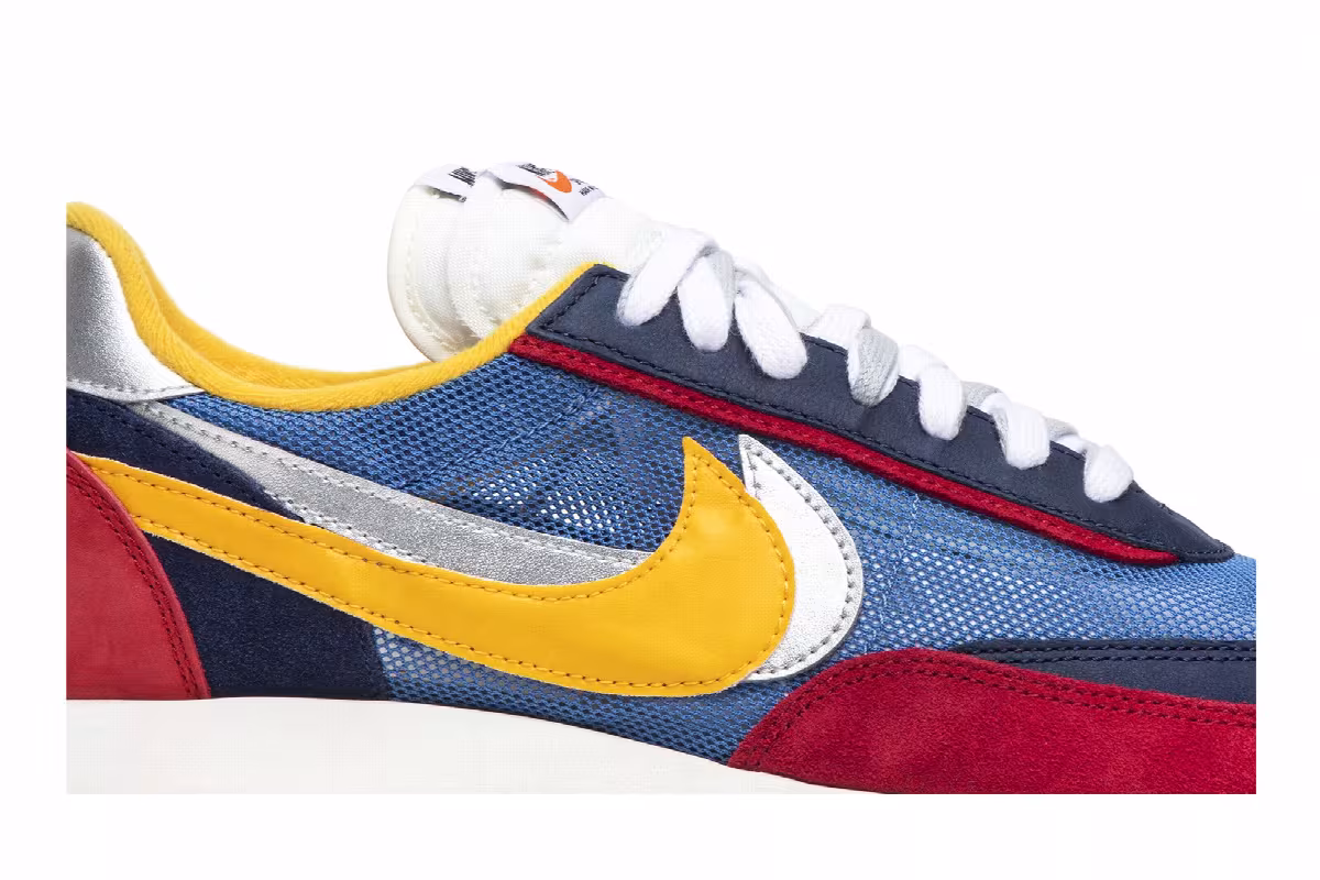 sacai x Nike LDWaffle Varsity Blue, view 3