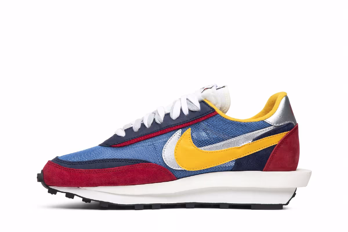 sacai x Nike LDWaffle Varsity Blue, view 4