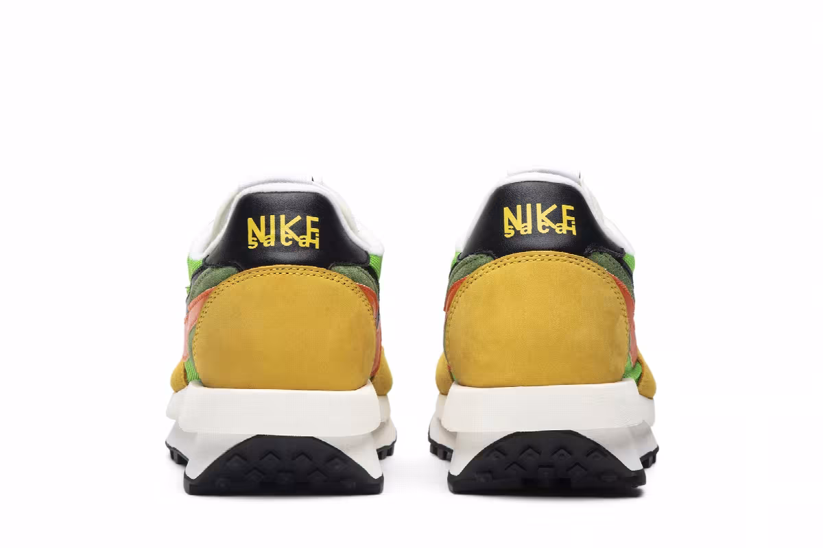 sacai x Nike LDWaffle Green Gusto, view 7