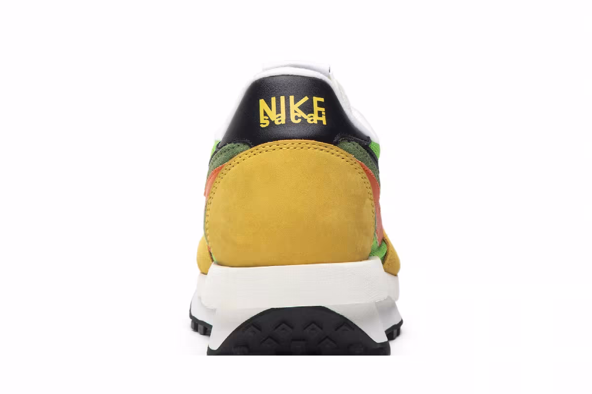sacai x Nike LDWaffle Green Gusto, view 8