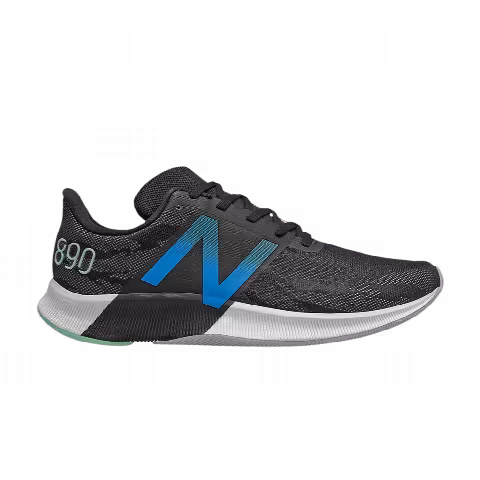 New Balance FuelCell 890v8 2E Wide 'Black Neo Classic Blue'