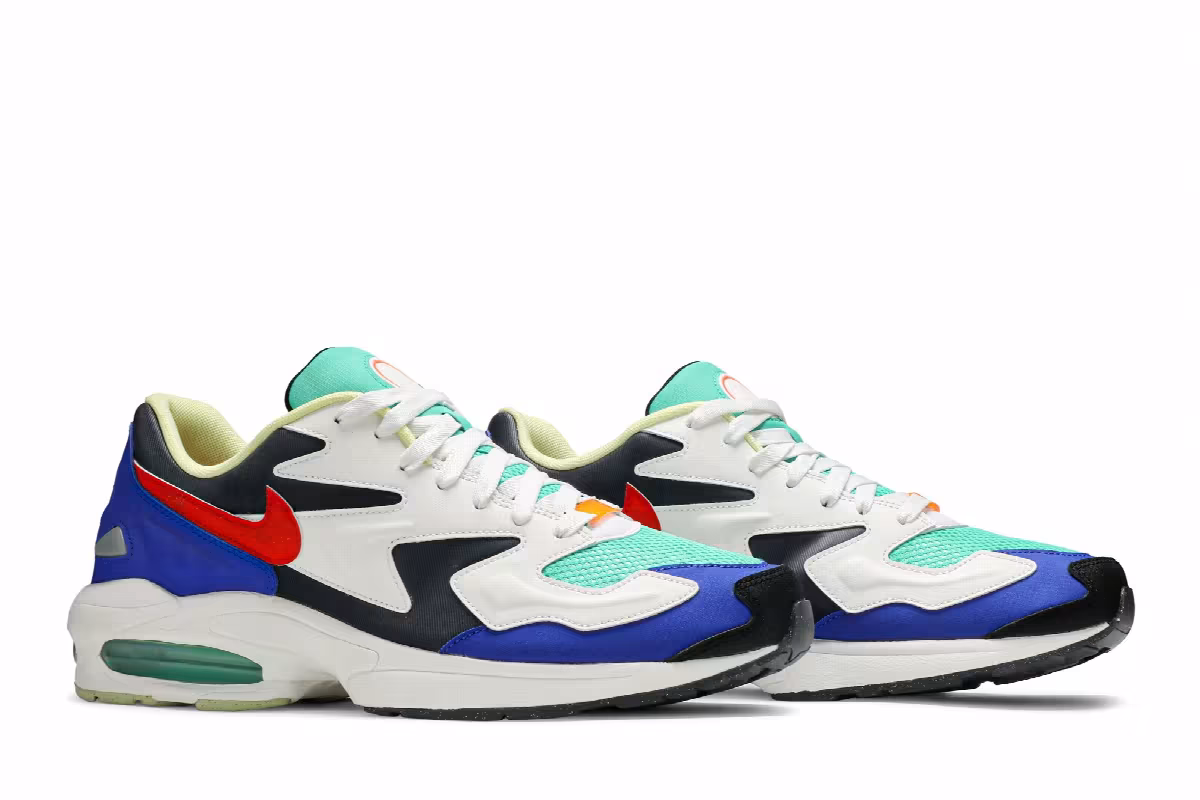 Nike Air Max 2 Light SP Sail Obsidian Blue, view 9