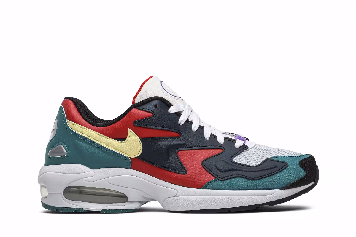 Nike Air Max 2 Light SP Red Navy Emerald, view 2