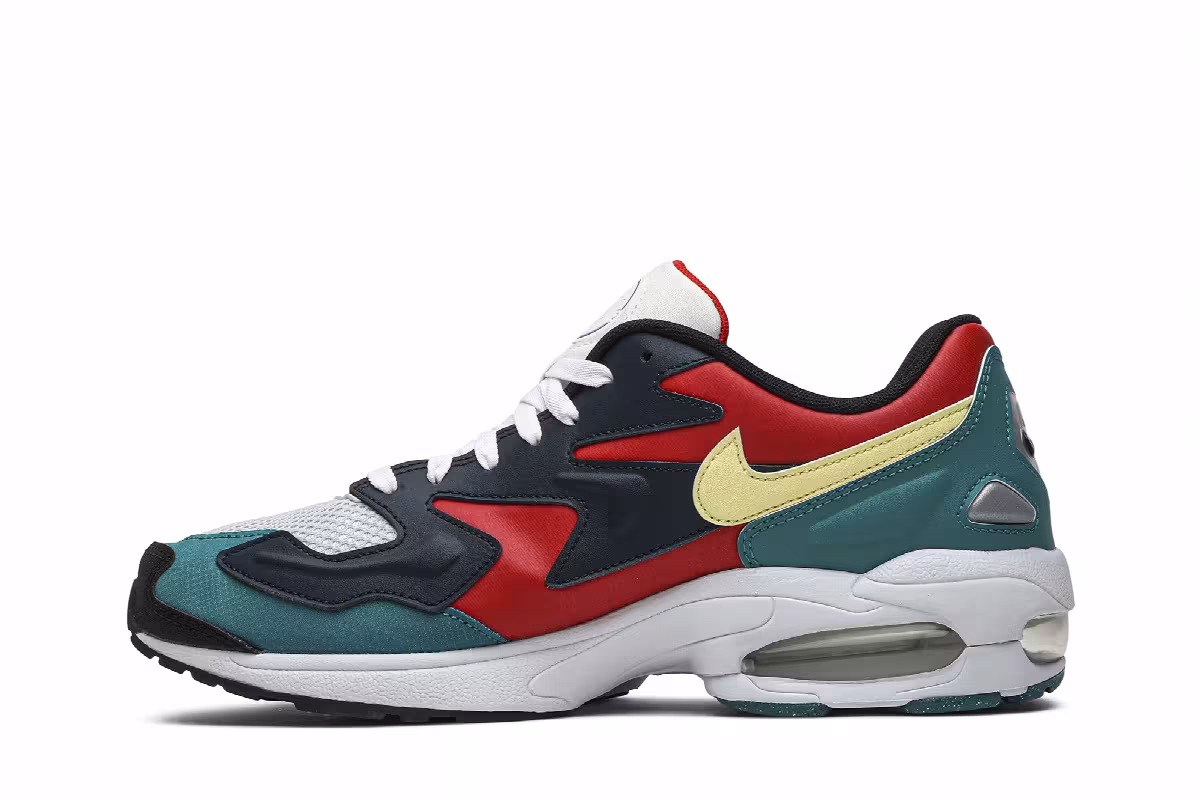 Nike Air Max 2 Light SP Red Navy Emerald, view 4